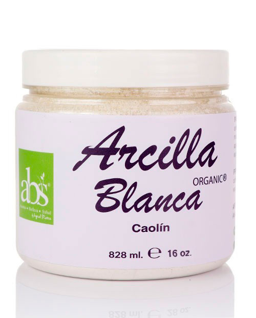 Arcilla Blanca o Caolín (Barro), 16 onzas – ABS Dominicana By